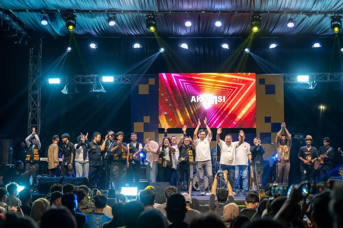 Foto suasana Panggung Malam di Festival Cisadane